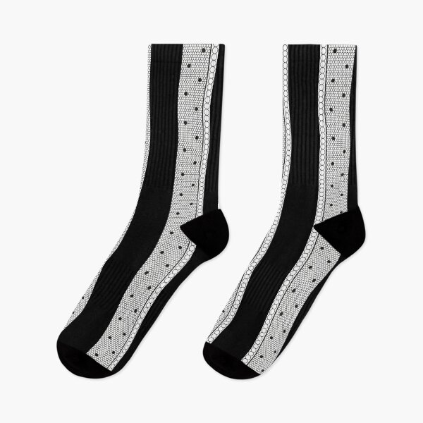 Item preview, Black & White Lace Stripes designed and sold by Syphi.