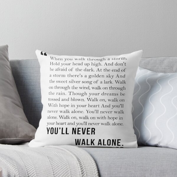Item preview, YOULL NEVER WALK ALONE  designed and sold by RedHotReds.