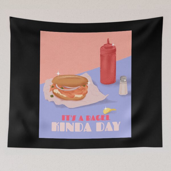 Item preview, It's A Bagel Kinda Day - Breakfast Bagel Design designed and sold by Shirtlify.
