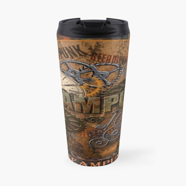 Steampunk 1840 Travel Mug