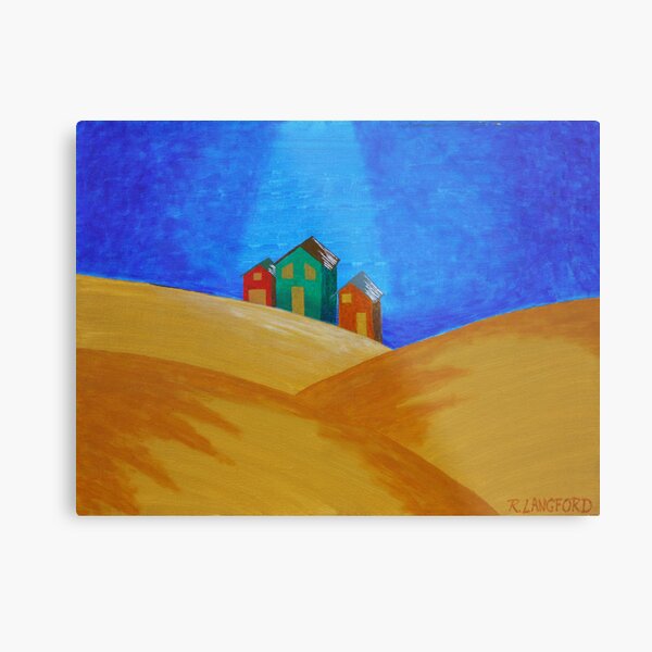 THE HOUSE, THE GARAGE, AND THE DUNNY Metal Print