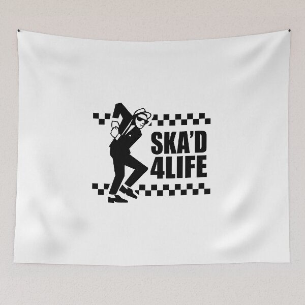 Item preview, SKA D 4 LIFE Logo for all Ska Music Fans designed and sold by peterpaz.