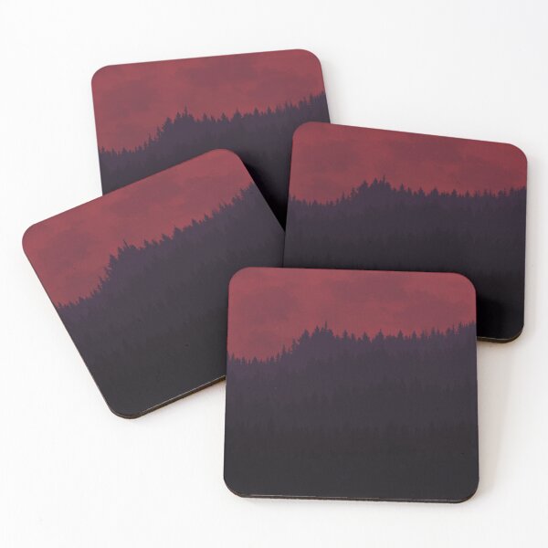 Item preview, Sunset Silhouette - Sangria -  designed and sold by Xernition.