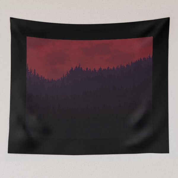 Item preview, Sunset Silhouette - Sangria -  designed and sold by Xernition.