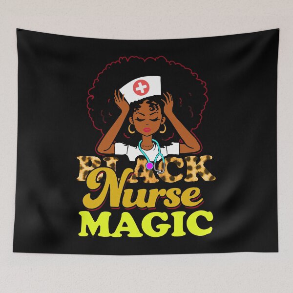 Item preview, Black Nurse Magic! Black Pride Gift designed and sold by GreenFarm2022.