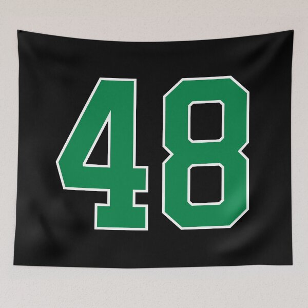 Item preview, 48 number, green lucky sports forty eight designed and sold by ArtIsParty.