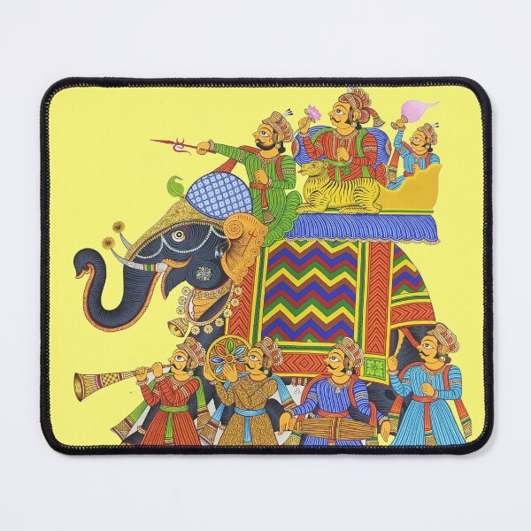Item preview, King on Royal elephant, king procession, royal musicians designed and sold by gopalpjoshi.
