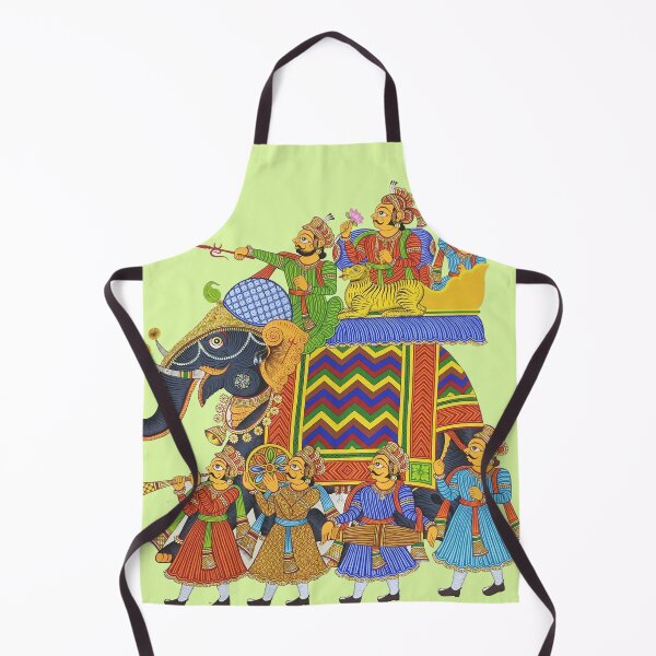 Item preview, King on Royal elephant, king procession, royal musicians designed and sold by gopalpjoshi.