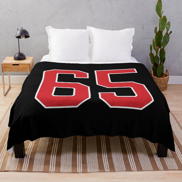 Item preview, Sports Number 65, red black color lucky sport sixty five designed and sold by ArtIsParty.