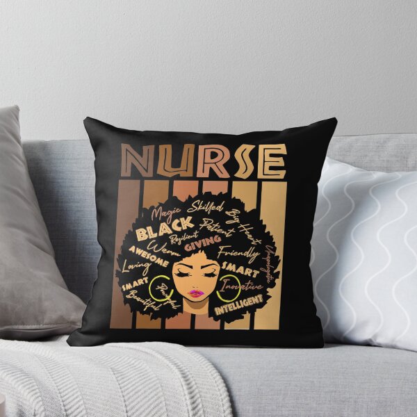 Item preview, Black Strong Nurse Afro Love Melanin African American Women designed and sold by GreenFarm2022.