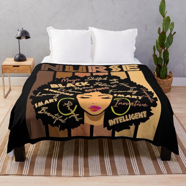 Item preview, Black Strong Nurse Afro Love Melanin African American Women designed and sold by GreenFarm2022.