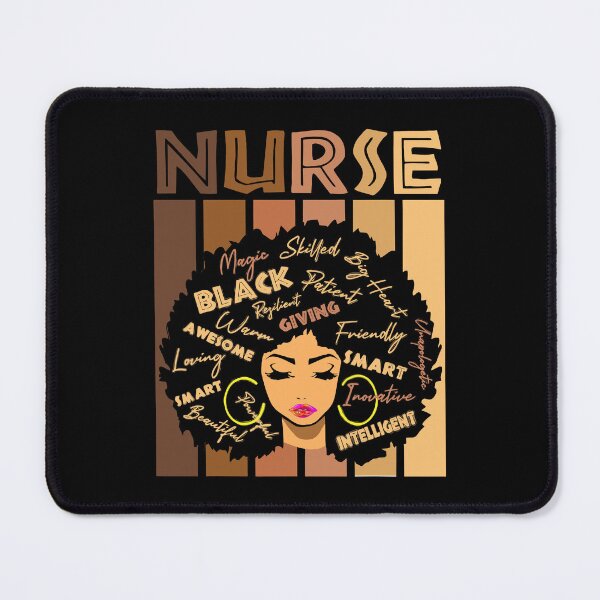 Item preview, Black Strong Nurse Afro Love Melanin African American Women designed and sold by GreenFarm2022.