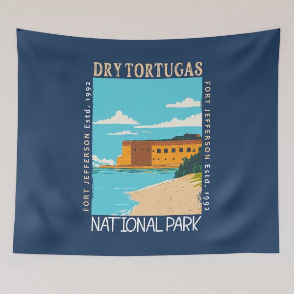 Item preview, Dry Tortugas National Park Florida Fort Jefferson Distressed designed and sold by KrisSidDesigns.