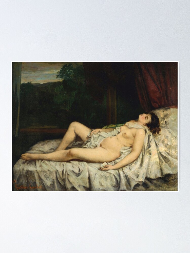 Gustave Courbet, Sleeping Nude (1858)