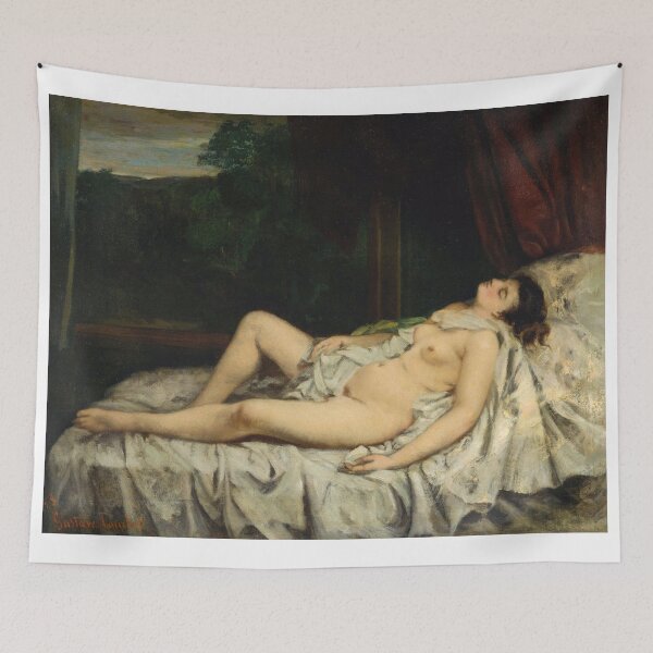 Item preview, Gustave Courbet - Sleeping Nude 1858 designed and sold by artcenter.