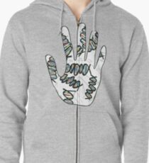 Double Helix Hand Zipped Hoodie