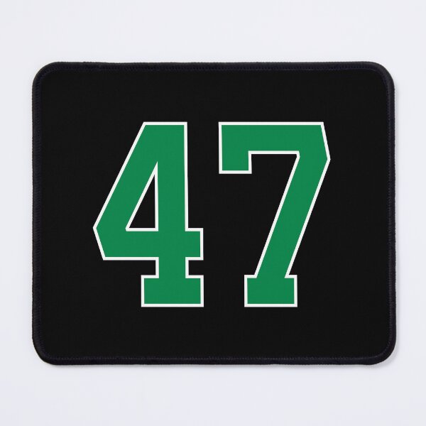 Item preview, 47 number, green lucky sports forty seven designed and sold by ArtIsParty.