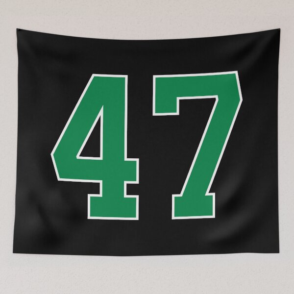 Item preview, 47 number, green lucky sports forty seven designed and sold by ArtIsParty.