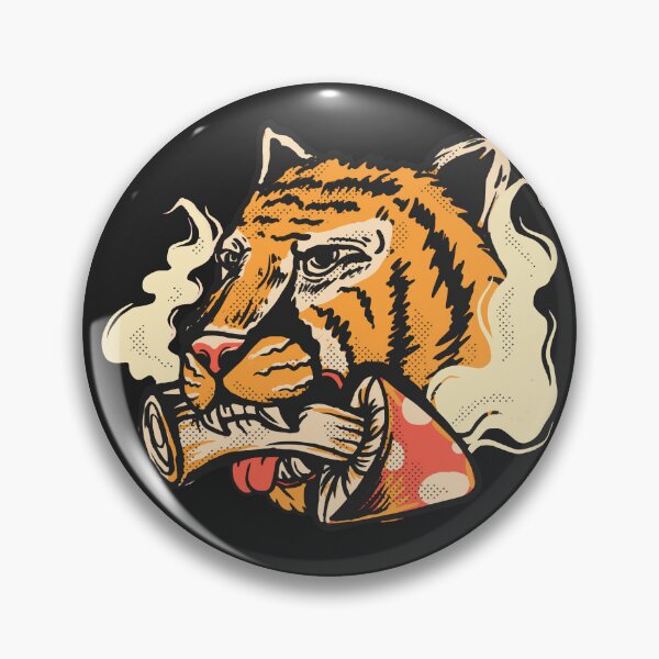 Item preview, Tiger and Shrooms designed and sold by machmigo.