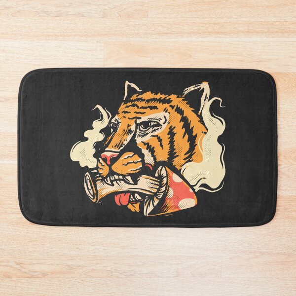 Item preview, Tiger and Shrooms designed and sold by machmigo.