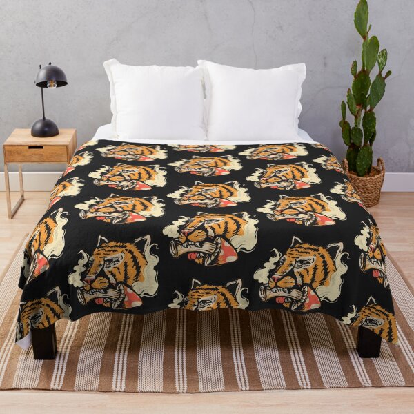 Item preview, Tiger and Shrooms designed and sold by machmigo.
