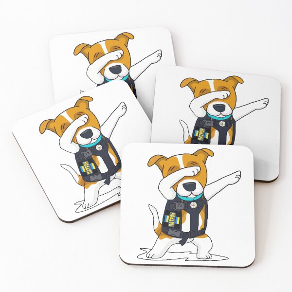 Item preview, Ukraine Armed Forces Dabbing Dance Dog Patron Jack Russell Terrier designed and sold by Aide.