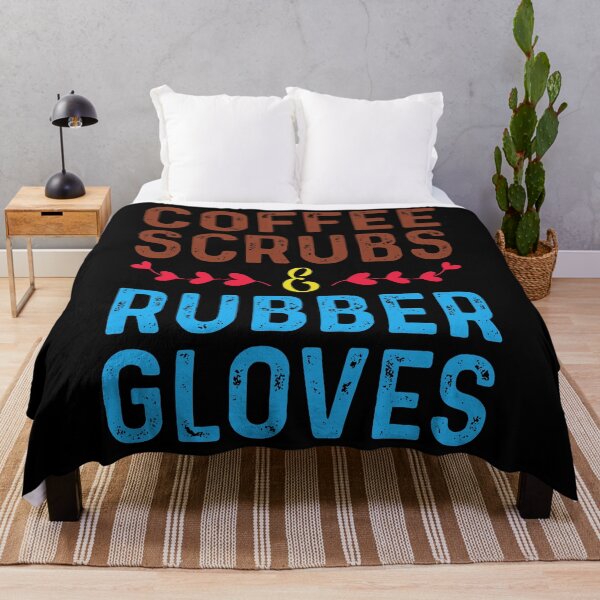 Item preview, Coffee, Scrubs Rubber Gloves Nursing designed and sold by GreenFarm2022.