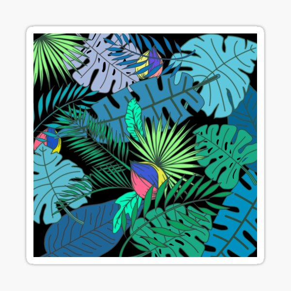 TROPICAL GARDEN Sticker