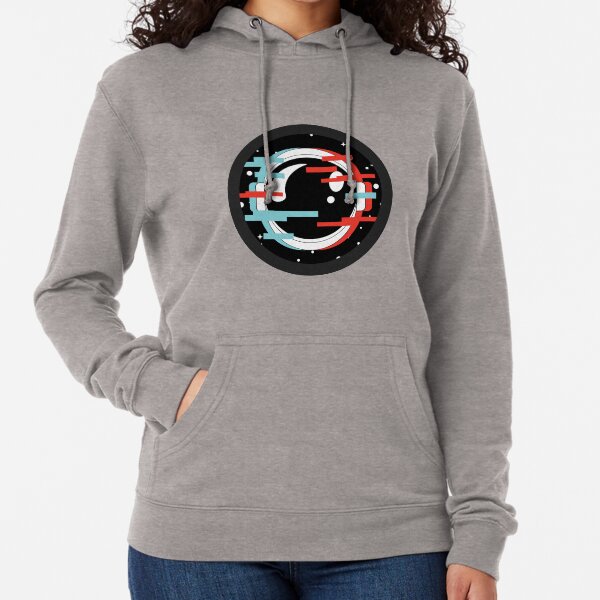 Astronaut Super Glitch Lightweight Hoodie