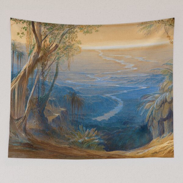 Item preview, Plains of Bengal, from above Siligoree by Edward Lear (1874) designed and sold by allhistory.