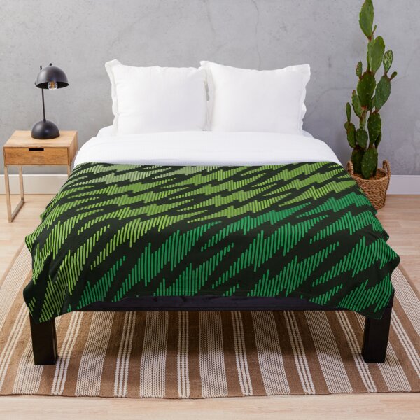 Aperçu de l'œuvre Lightning Bolt dans les lignes verticales - Vert créée et vendue par RelmoArtworks.