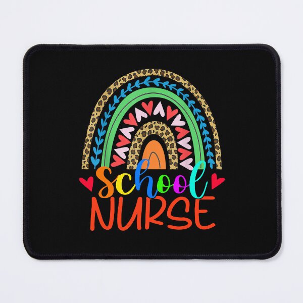 Item preview, Cute Rainbow Leopard Print School Nurse Back To School designed and sold by GreenFarm2022.