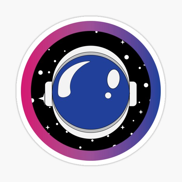 Bisexual Pride Astronaut Sticker