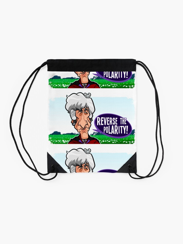 Alternate view of Reverse the Polarity Drawstring Bag