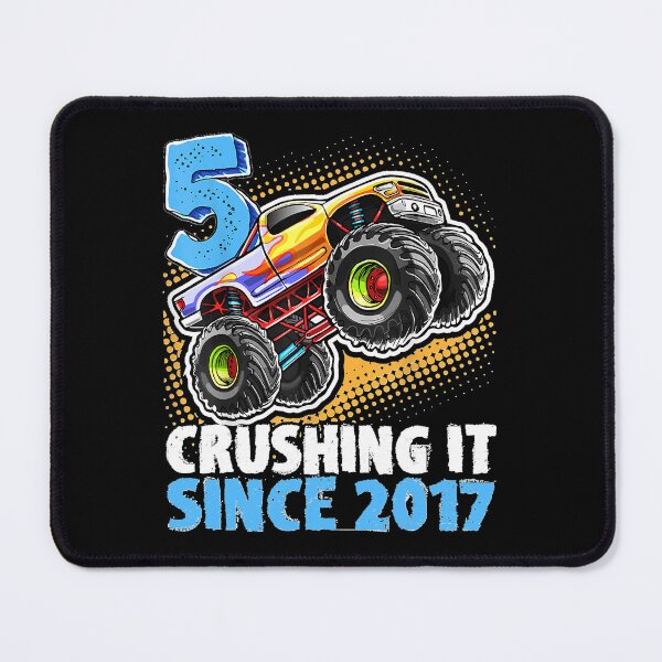 Item preview, 5 Crushing It Sin.ce 2017 Mon.ster Truck 5th Birthday Boys designed and sold by CONCEPCION654.