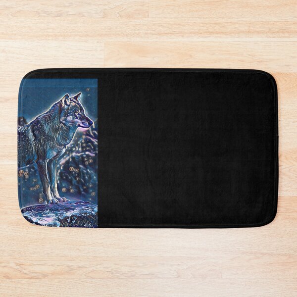 Item preview, Magic Wolf Art Colorful Lone Wolf designed and sold by SolSel ⭐⭐⭐⭐⭐.