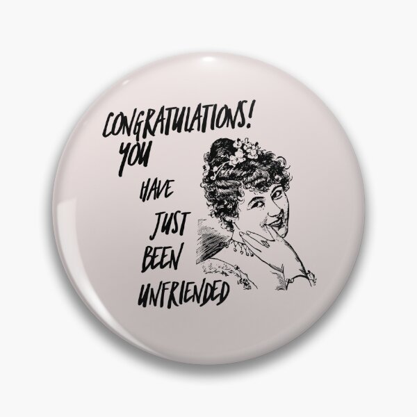 Item preview, Unfriended On Facebook - Snark designed and sold by Sugar-Magnolia.
