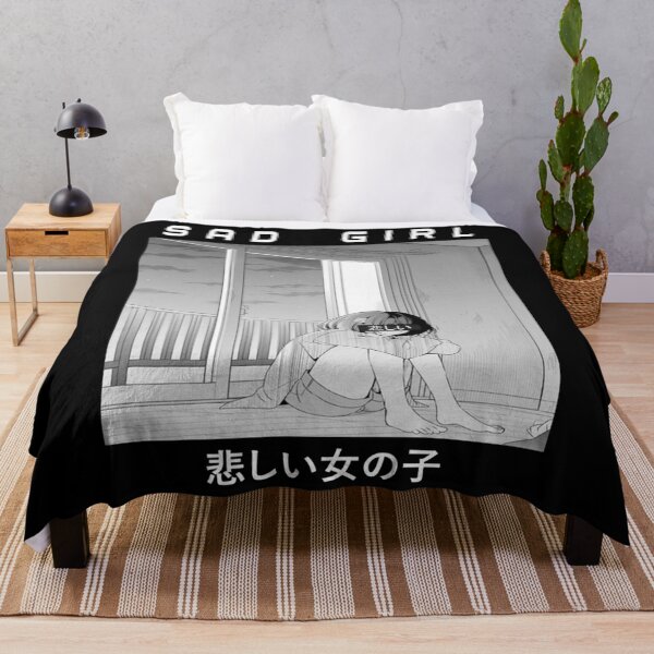 Item preview, Sad Girl Anime Waifu Material Otaku Manga Aesthetic vaporwave Japanese Classic . designed and sold by perysgseelig.