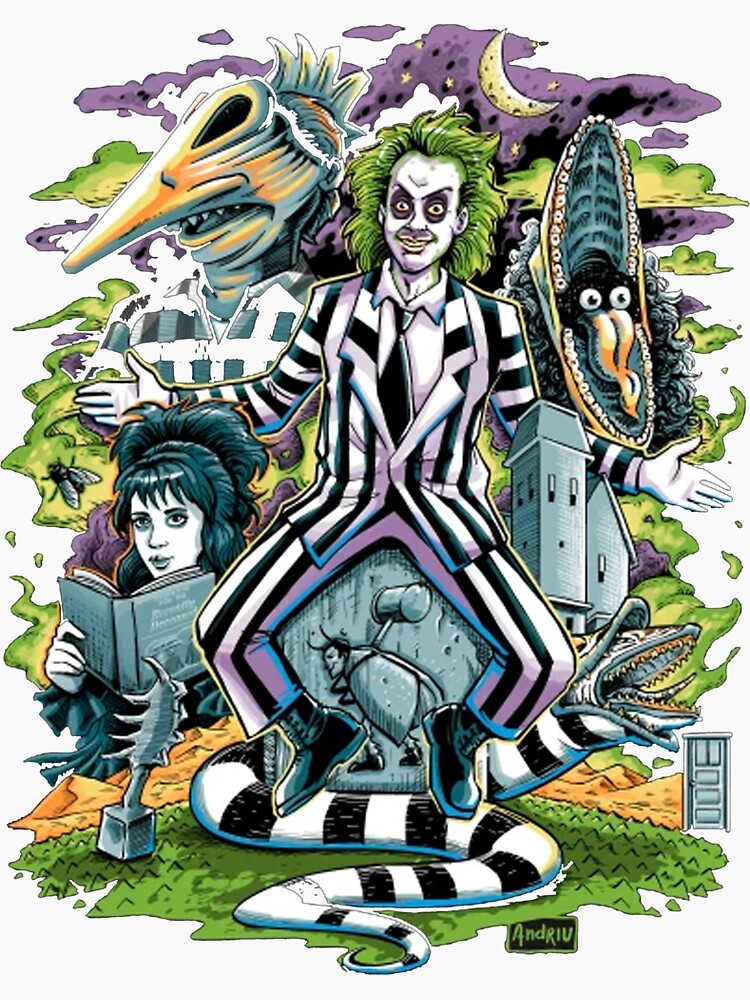 Masque Cosplay Beetlejuice - Tête Complète Barbara Ou Adam Maitland - Latex - Pour Halloween, Fêtes Déguisées - Taille Unique Adulte