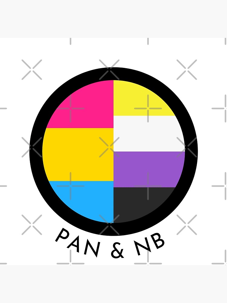 "Pan and Nonbinary Pride Flags" Poster by FallenFeline Redbubble