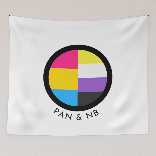 Item preview, Pan and Nonbinary Pride Flags designed and sold by FallenFeline.