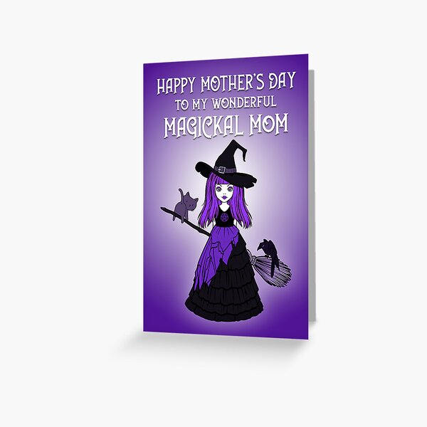 Item preview, Happy Mother's Day Wonderful Magickal Mom Cheeky Witch® designed and sold by cheekywitch.