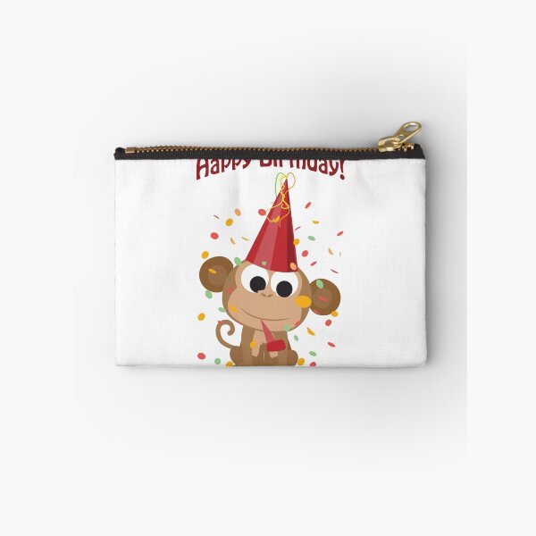 Item preview, Happy Birthday! Confetti Monkey designed and sold by Hedgie Designs.