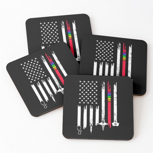 Item preview, Funny American Flag Nurse Day Gift Idea designed and sold by GreenFarm2022.