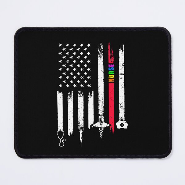 Item preview, Funny American Flag Nurse Day Gift Idea designed and sold by GreenFarm2022.