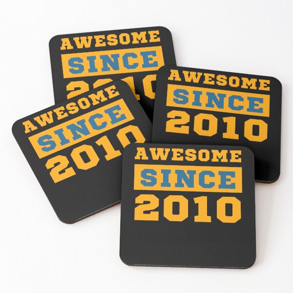 Item preview, Awesome Since 2010 designed and sold by Yallwofunart.