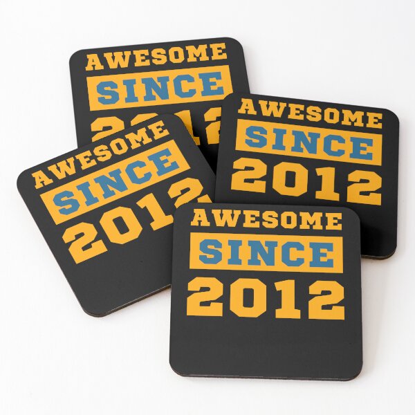 Item preview, Awesome Since 2012 designed and sold by Yallwofunart.