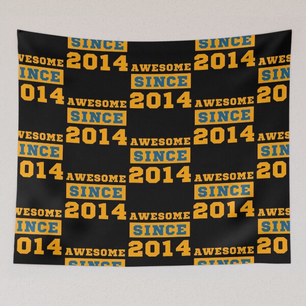 Item preview, Awesome Since 2014 designed and sold by Yallwofunart.