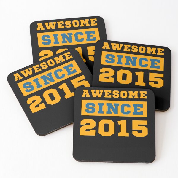 Item preview, Awesome Since 2015 designed and sold by Yallwofunart.