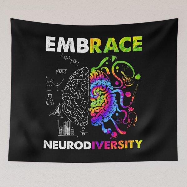 Item preview, Embrace Neurodiversity Autism Awareness ASD Men Women Kids designed and sold by stanton88.